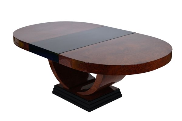 Art Déco French Oval Dining Table, 1930s-CXC-1229045