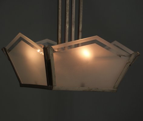 Art Deco French Pendant Lamp, 1930s-SY-2038132