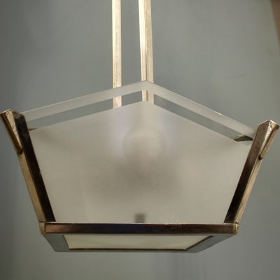 Art Deco French Pendant Lamp, 1930s-SY-2038132