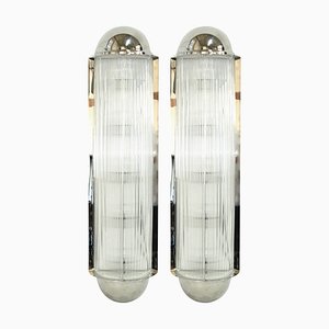 Art Deco French Petitot Sconces, 1930s, Set of 2-CXC-674228