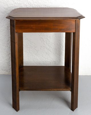 Art Deco French Poplar Nightstand, 1930s-RIU-1433124