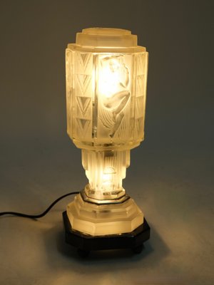 Art Déco French Table Lamp by Hettier Vincent, 1930s-CXC-1229055