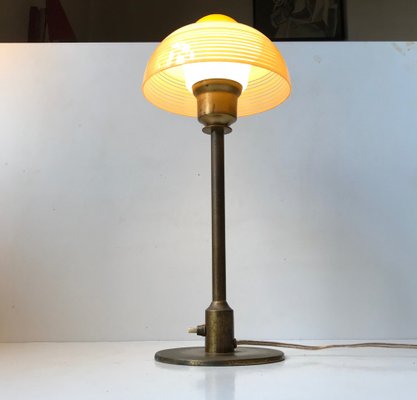 Art Deco Fried Egg Table Lamp from Fog & Mørup, 1930s-LCR-990517