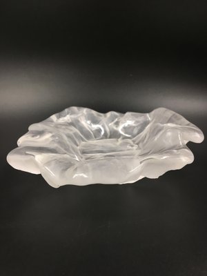 Art Deco Frosted Glass Bowl with Shells and Fossil, 1930s-SAK-1797388