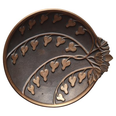 Art Deco Genuine Ore Tray in Patinated Bronze, Denmark, 1930s-WRF-2041560