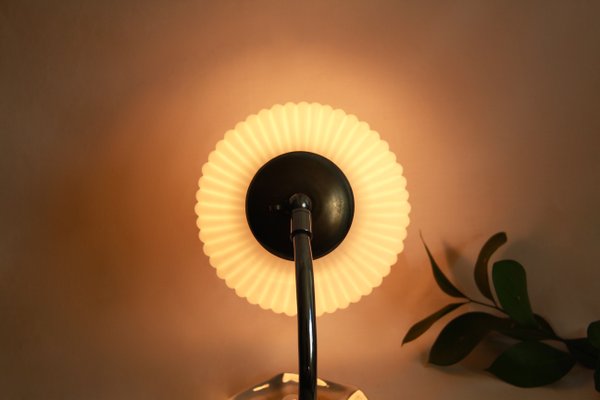 Art Deco Gerbera Wall Lamp, Italy, 1940s-HUY-1080199