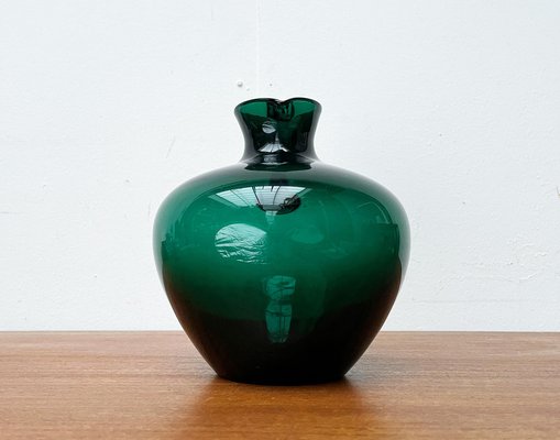 Art Deco German Green Glass Jug by Prof. Bruno Mauder for Zwiesel Theresienthal, 1930s-UAH-1821361