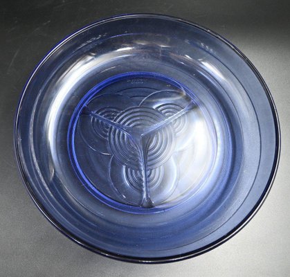 Art Deco Glass Bowl-RIK-1764075