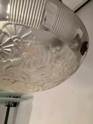 Art Deco Glass Ceiling Lamp, 1920s-SU-1118427