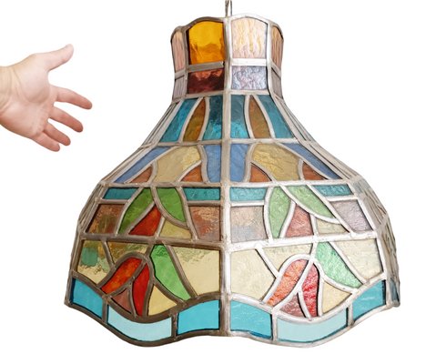 Art Deco Glass Ceiling Lamp-ZVO-1309492