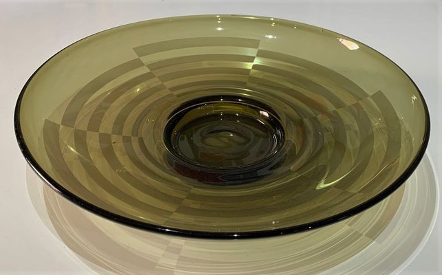 Art Deco Glass Centerpiece Bowl, 1930s-IKW-805822