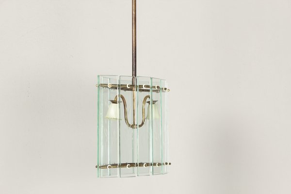 Art Deco Glass Hanging Light, 1890s-DUM-1739701