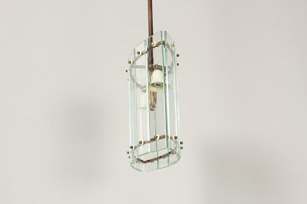 Art Deco Glass Hanging Light, 1890s-DUM-1739701