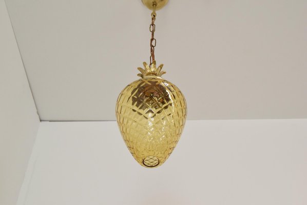 Art Deco Glass Pendant, 1930s-TZ-1069175