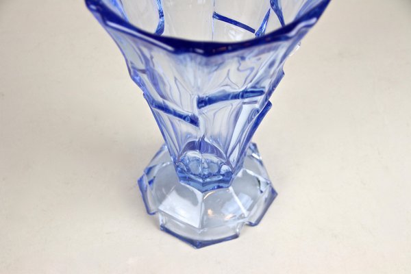 Art Deco Glass Vase, Austria, 1920s-TQA-1321886