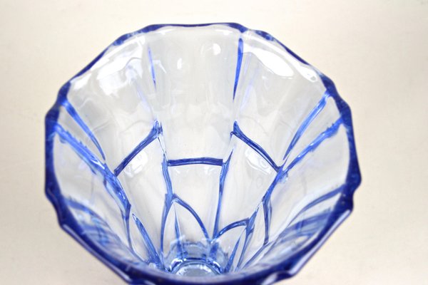 Art Deco Glass Vase, Austria, 1920s-TQA-1321886