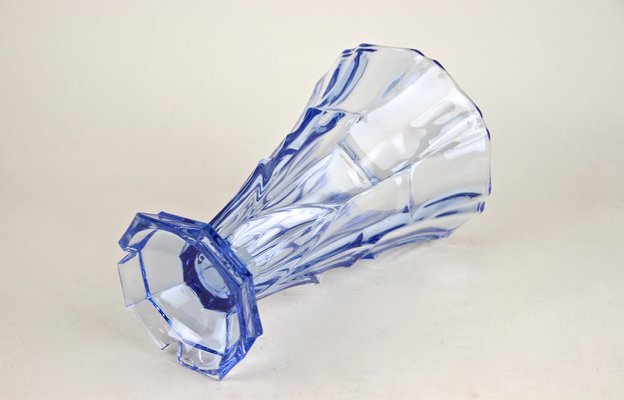 Art Deco Glass Vase, Austria, 1920s-TQA-1321886