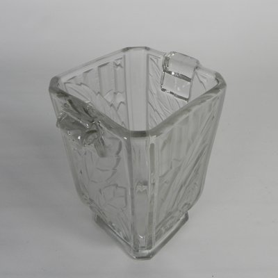 Art Deco Glass Vase by Maison Spip, 1930s-TL-2034820