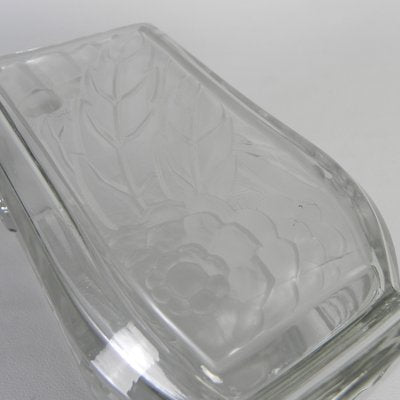 Art Deco Glass Vase by Maison Spip, 1930s-TL-2034820