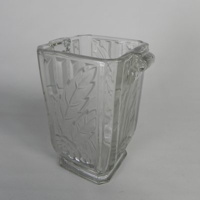 Art Deco Glass Vase by Maison Spip, 1930s-TL-2034820