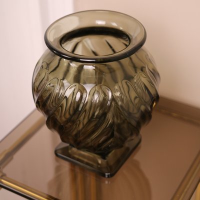 Art Deco Glass Vase by Robert Schrötter for Inwald, Czechoslovakia, 1930s-MYM-2022897