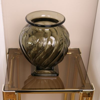 Art Deco Glass Vase by Robert Schrötter for Inwald, Czechoslovakia, 1930s-MYM-2022897