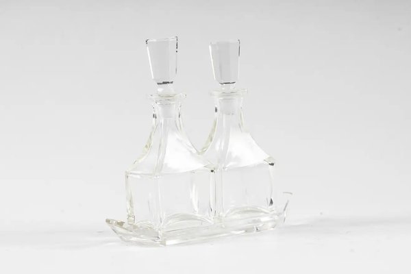 Art Deco Glass Vinegar and Oil Dispensers, 1920s-SPD-1326297