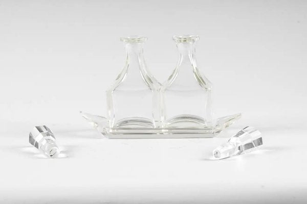 Art Deco Glass Vinegar and Oil Dispensers, 1920s-SPD-1326297