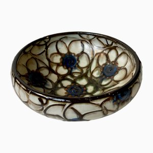 Art Deco Glazed Pottery Bowl by Herman August Kähler, 1920s-LCR-1778124