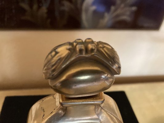 Art Deco Gold Glass Perfume Bottle from Caron Paris-XHV-899831