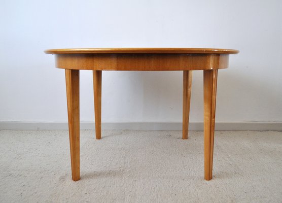 Art Deco Golden Elm Table, 1930s-HPQ-1189156