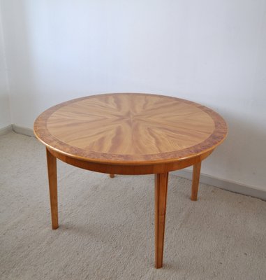 Art Deco Golden Elm Table, 1930s-HPQ-1189156