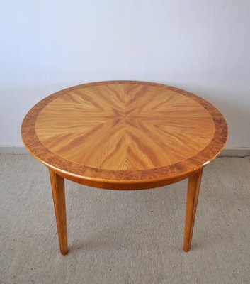 Art Deco Golden Elm Table, 1930s-HPQ-1189156