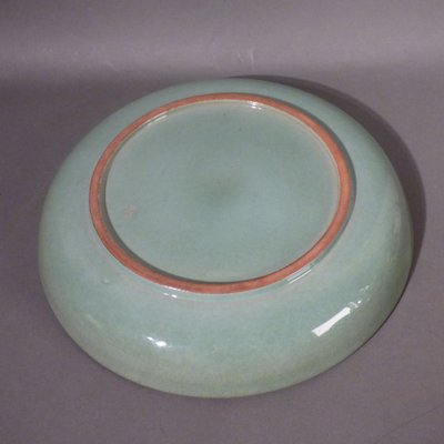 Art Deco Green Ceramic Bowl from Karlsruhe Majolika-WK-975977