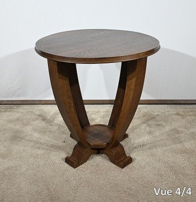 Art Deco Guéridon in Oak, 1930-RVK-1778430