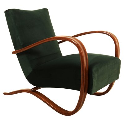 Art Deco H269 Armchair by Jindrich Halabala for Thonet, 1930s-AX-1717938