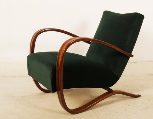 Art Deco H269 Armchair by Jindrich Halabala for Thonet, 1930s-AX-1717938