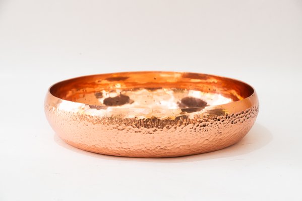 Art Deco Hammered Copper Bowl, Vienna, 1920s-SPD-2015977