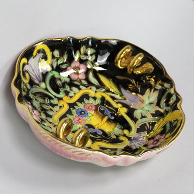 Art Deco Hand-Painted Ceramic Dish from H. Bequet, 1920s-NE-892508