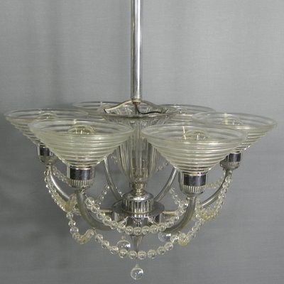 Art Deco Hanging Lamp by G. Leleu-TL-1142547