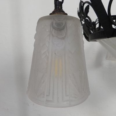 Art Deco Hanging Lamp from Muller Frères, 1930s-TL-2034804