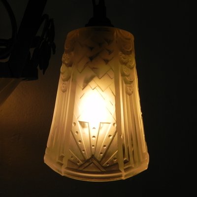 Art Deco Hanging Lamp from Muller Frères, 1930s-TL-2034804