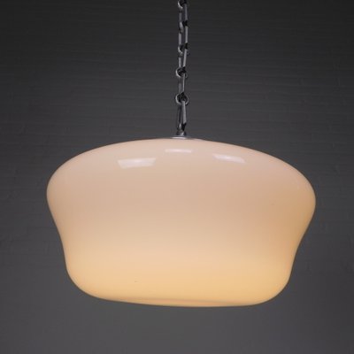 Art Deco Hanging Lamp on Aluminum Chain, 1930s-TL-1773685