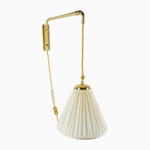 Art Deco Height Adjustable Brass Wall Lamp, 1920s-SPD-1820599