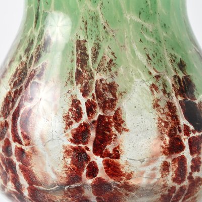 Art Deco Ikora Glass Vase by Karl Weidmann for WMF, 1930s-IXK-2034031