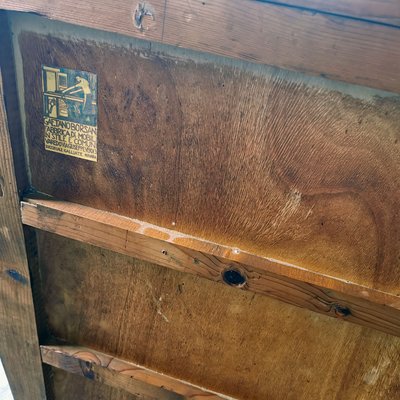 Art Deco Italian Blonde Walnut Console Table from Gaetano Borsani, 1920s-NJV-749305