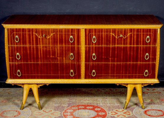 Art Deco Italian Commode in the style of Osvaldo Borsani, 1940s-MBH-1031631