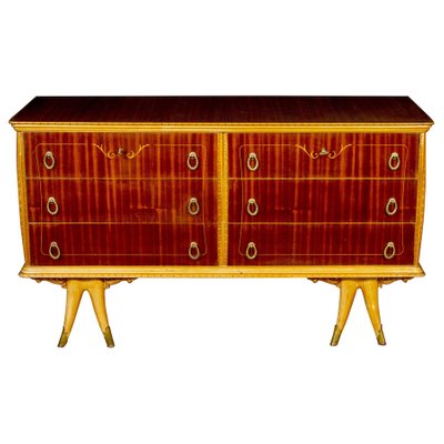 Art Deco Italian Commode in the style of Osvaldo Borsani, 1940s-MBH-1031631