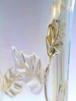 Art Deco Italian Murano Glass Vase from Seguso, 1940s-GKB-554830