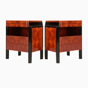 Art Deco Italian Nightstands, 1930s, Set of 2-YSY-1822029